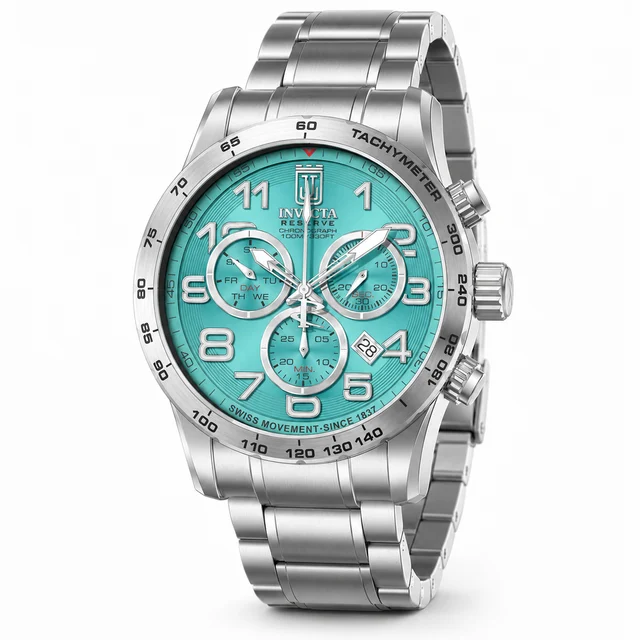 Invicta Vantore Swiss Ronda Z60 Caliber Watch - 48mm, Steel (51260) kol saati