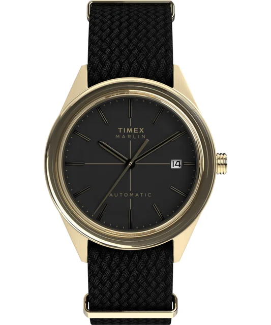 Timex Marlin® Jet Automatic 38mm Fabric Strap Watch TW2Y24300 kol saati