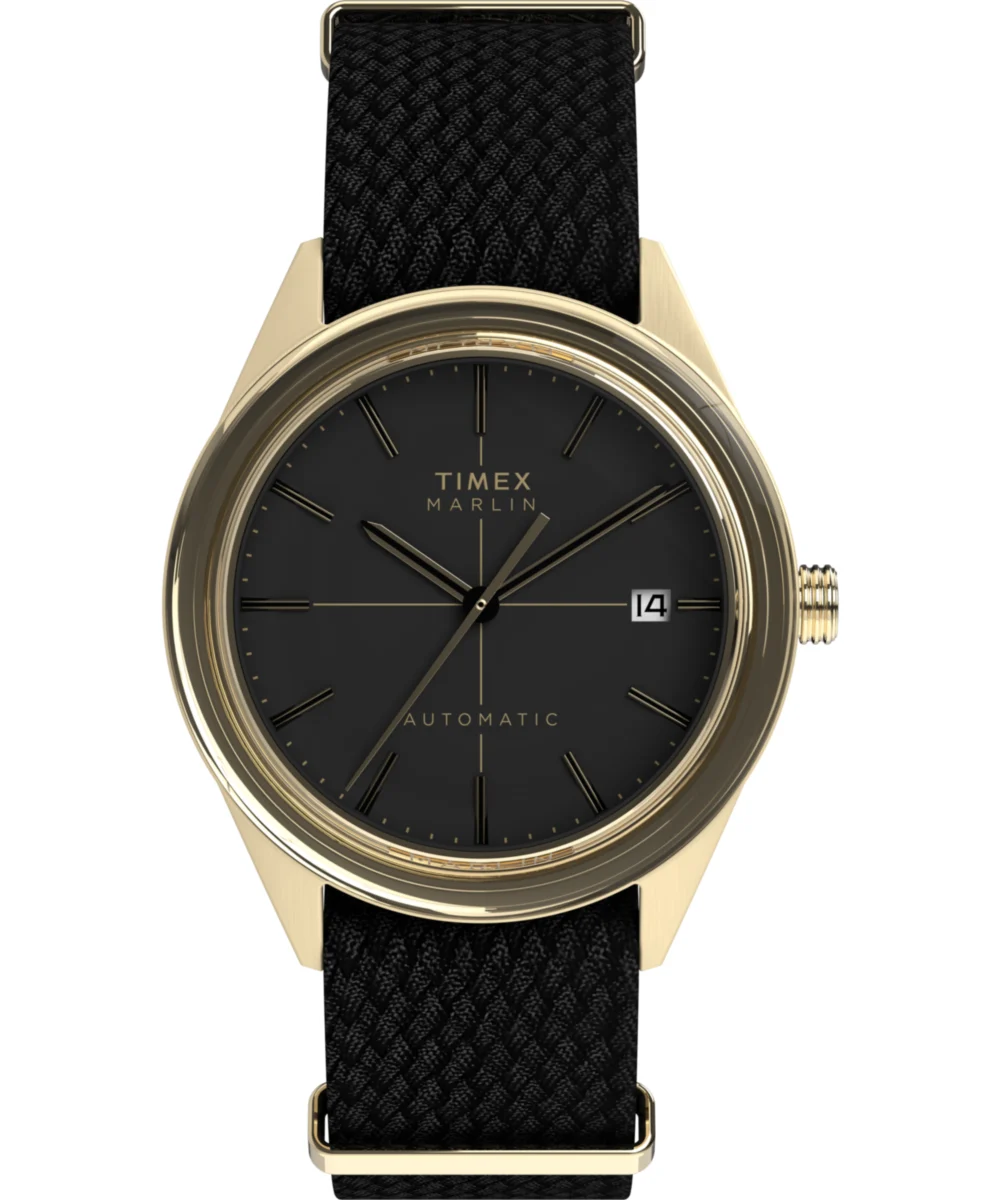 Timex Marlin® Jet Automatic 38mm Fabric Strap Watch TW2Y24300VQ 38 mm kol saati