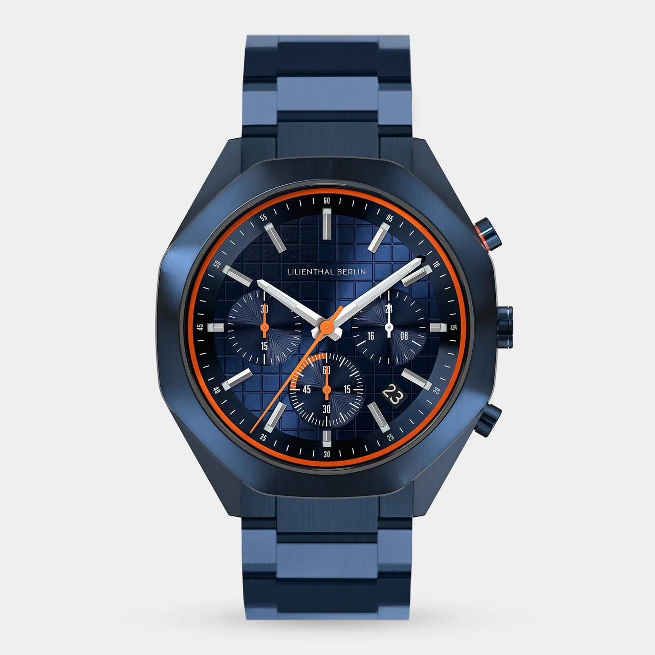 Lilienthal Berlin Octachrono OC1-001-B040EB 40 mm kol saati
