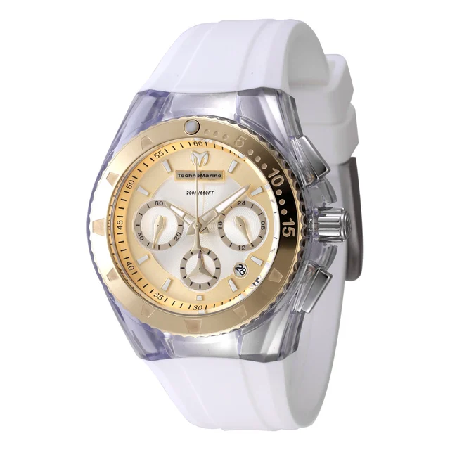 Invicta TechnoMarine Cruise Pearl Watch - 40mm, White (TM-116002) kol saati