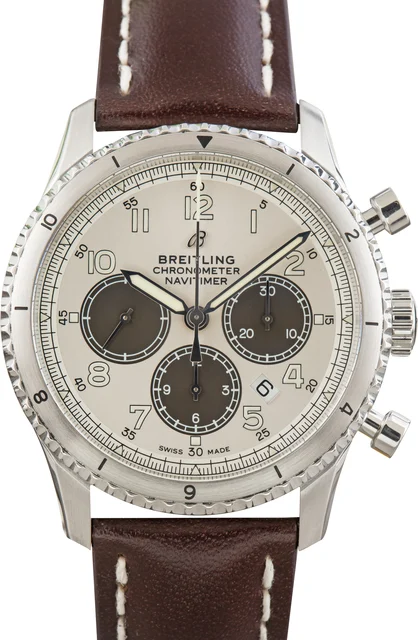 Breitling Aviator 8 Silver Dial Limited Edition AB01141A1G1P1 kol saati