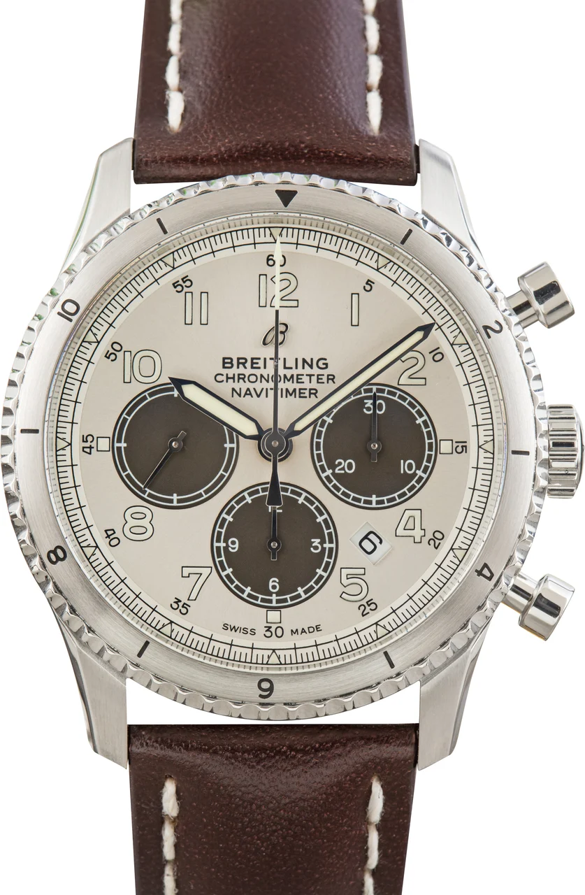 Breitling Aviator 8 Silver Dial Limited Edition AB01141A1G1P1 kol saati