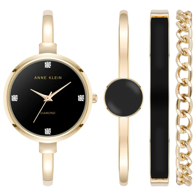 Anne Klein AK-5142BKST kol saati