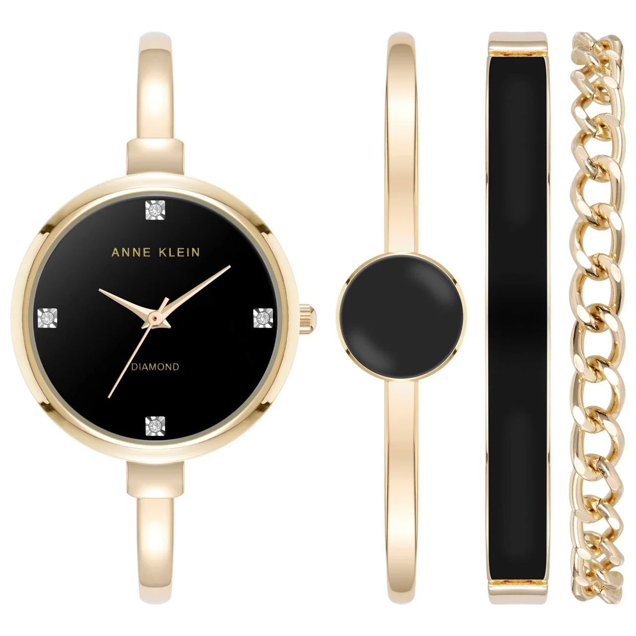 Anne Klein AK-5142BKST kol saati