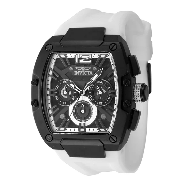 Invicta Racing Sector Grid Watch - 43mm, White (48477) kol saati