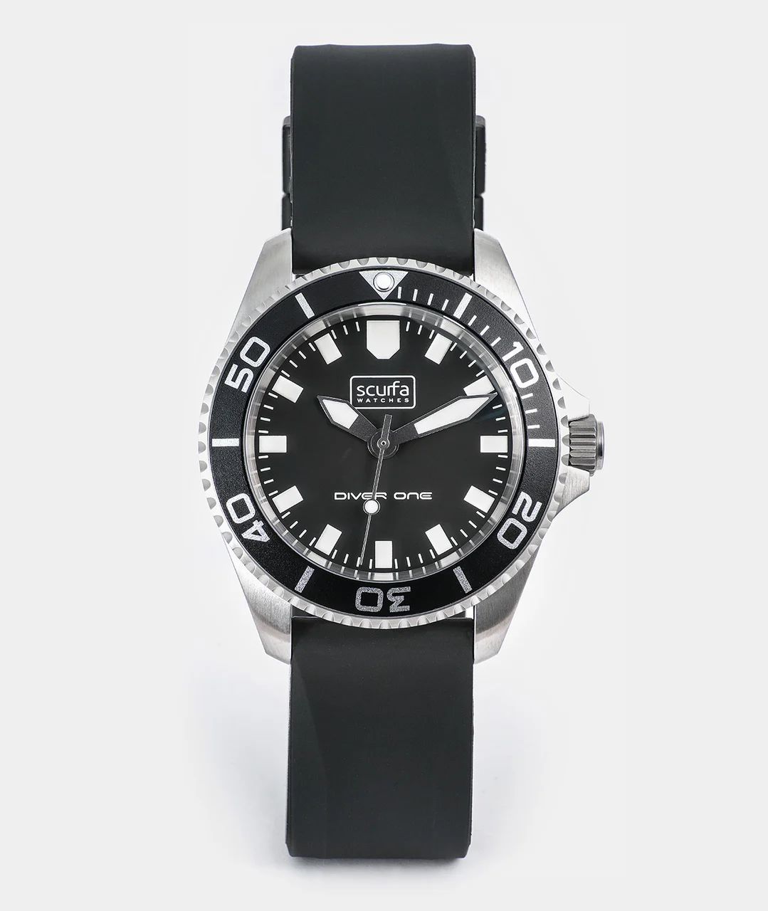 Scurfawatches Black D1-500 ND713 BLACK 40 mm kol saati