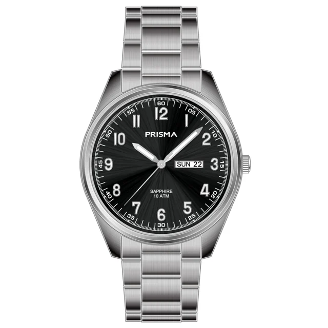 Prisma Men Titanium Black Prisma P.1304 Men Titanium Black kol saati