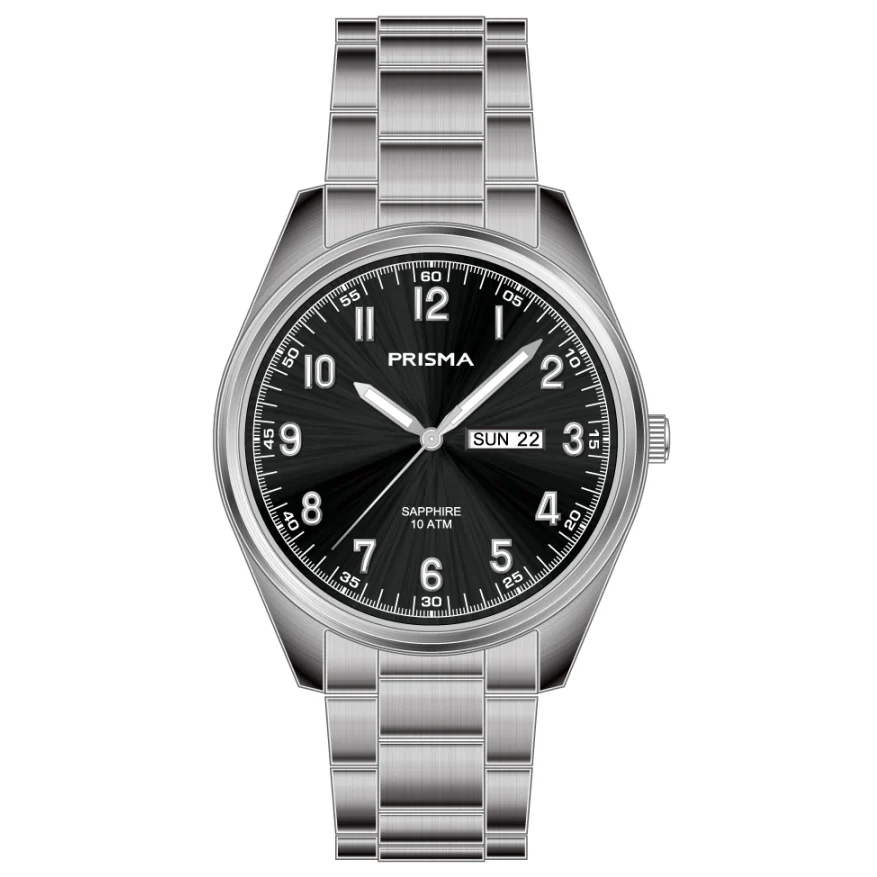 Prisma Men Titanium Black Prisma P.1304 Men Titanium Black 41 mm kol saati