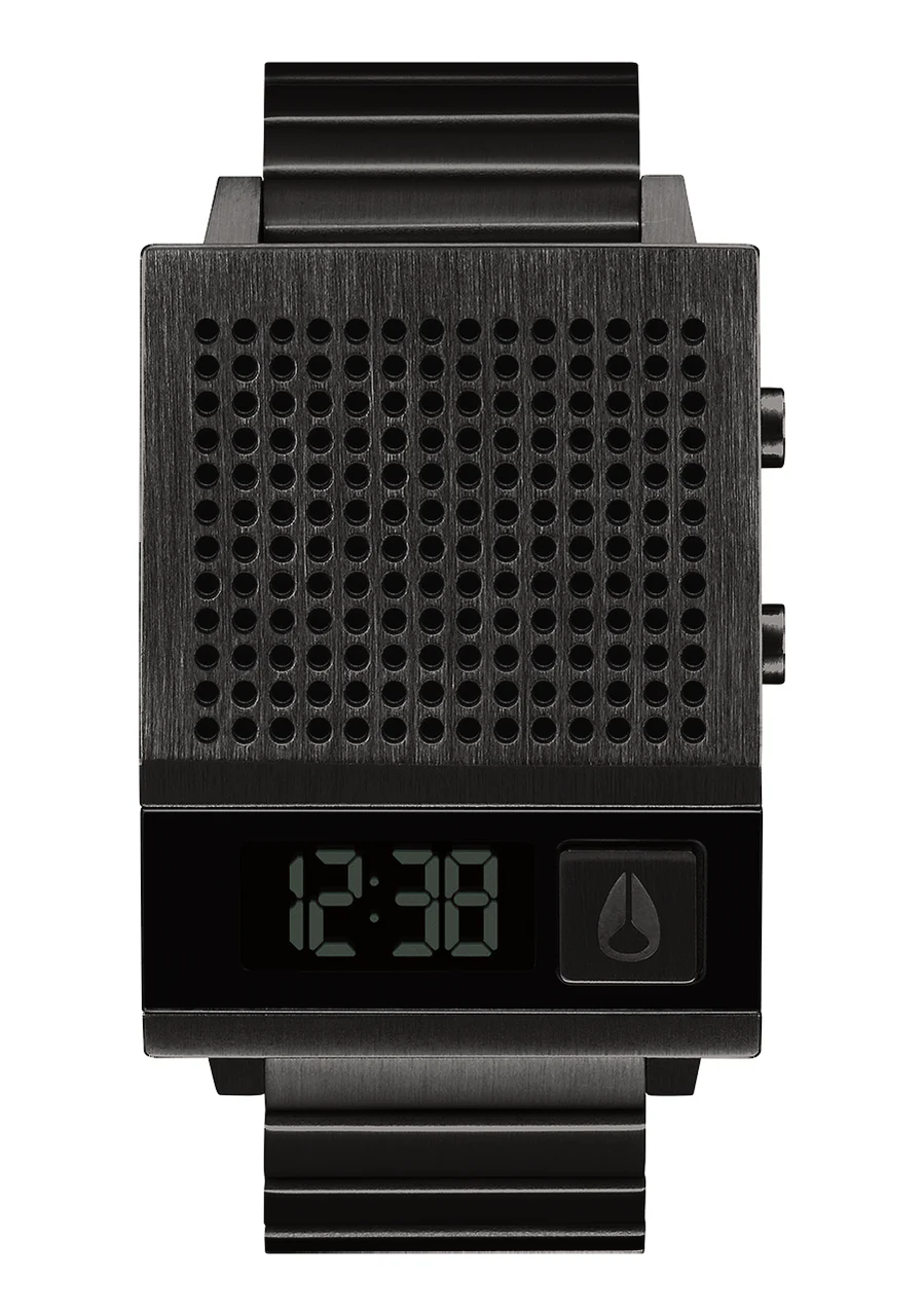 Nixon US Dork Too - All Black A1266-001-00 kol saati