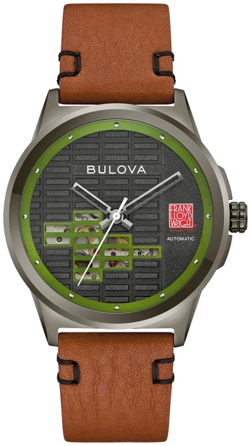 Bulova Frank Lloyd Wright Kalil House 98A330 kol saati