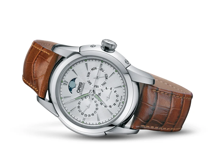 Oris Artelier Complication 2003 01 581 7546 4051-07 5 21 47 40.5 mm kol saati