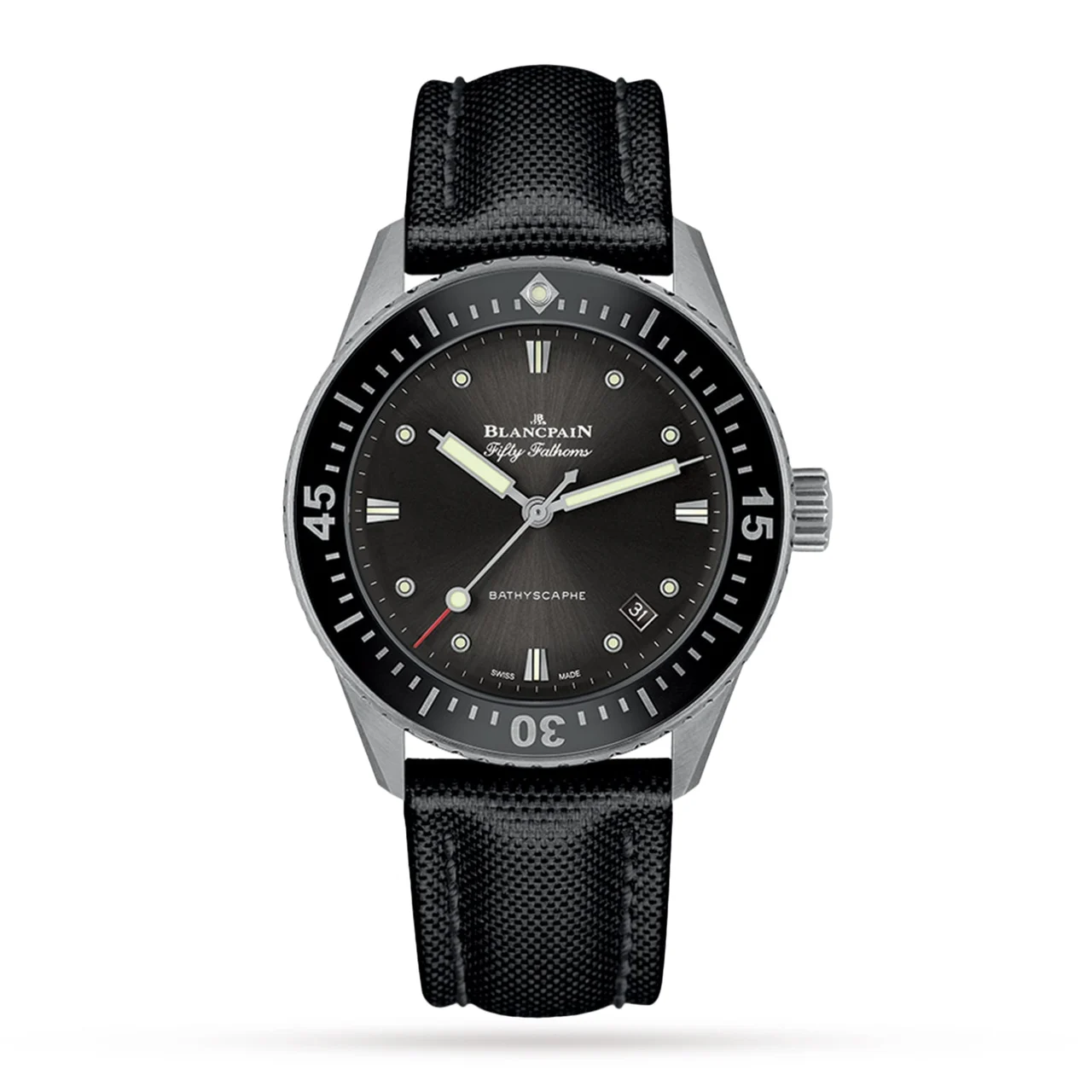 Blancpain Fifty Fathoms Bathyscaphe 17480250 38 mm kol saati