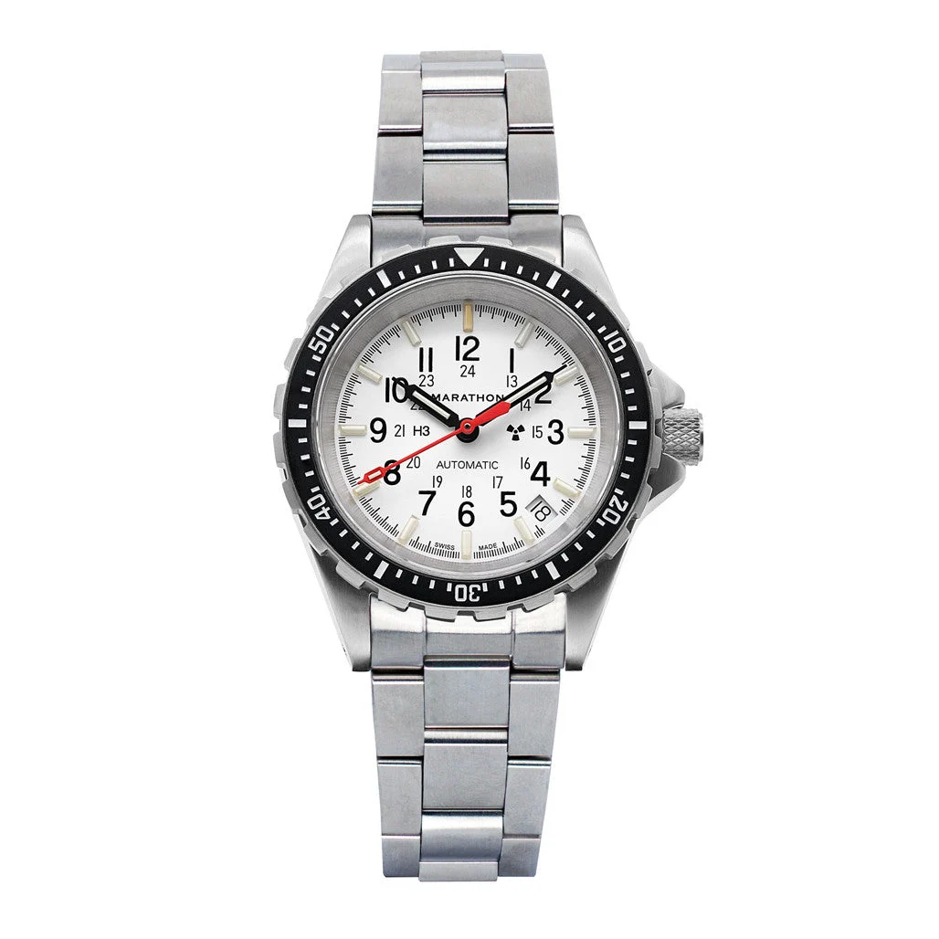 Marathon Swiss Made, (Medium) GSAR Automatic Military Divers Watch with Sapphire Crystal #WW194026BRACE-MA-WD kol saati