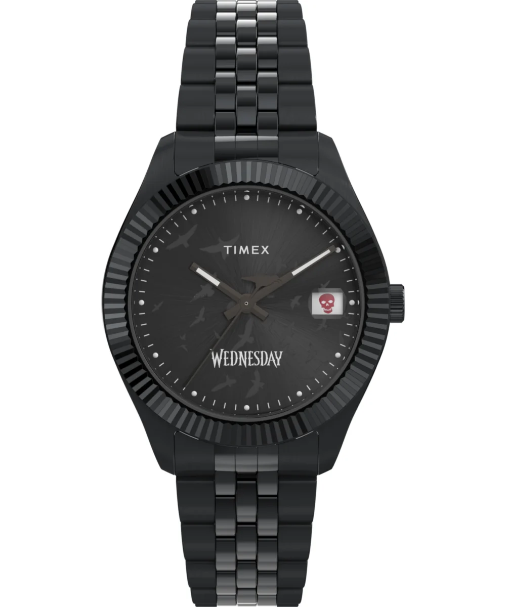 Timex Wednesday Legacy 36mm Stainless Steel Bracelet Watch TW2Y19600 36 mm kol saati