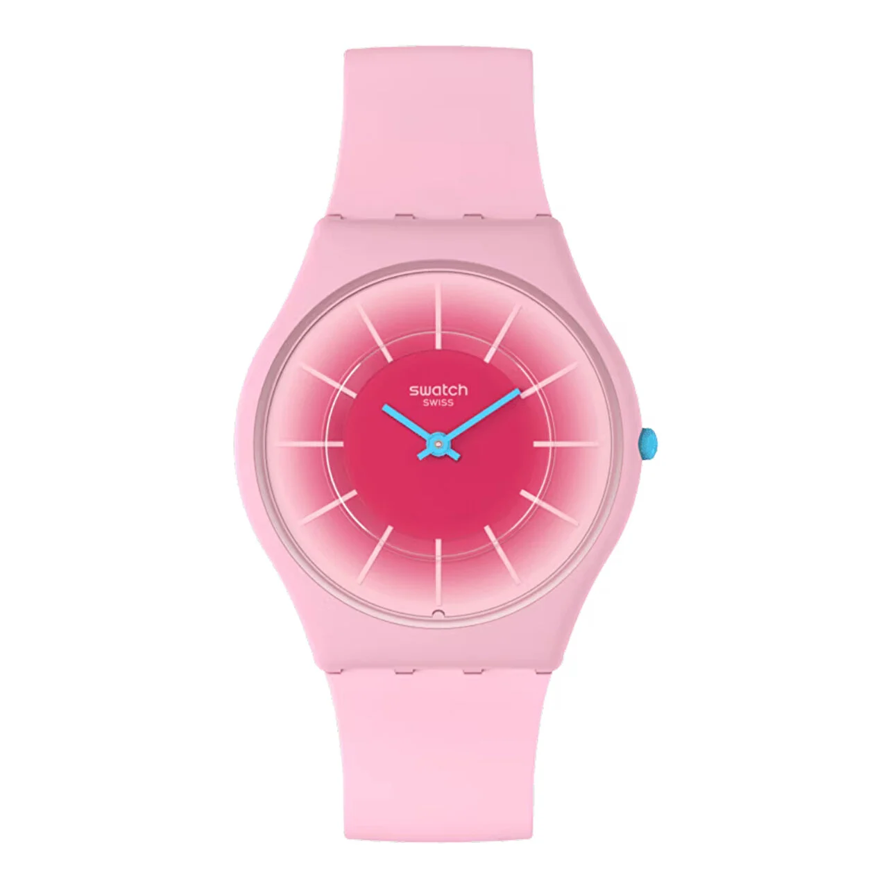 Swatch Radiantly Pink SS08P110 34 mm kol saati