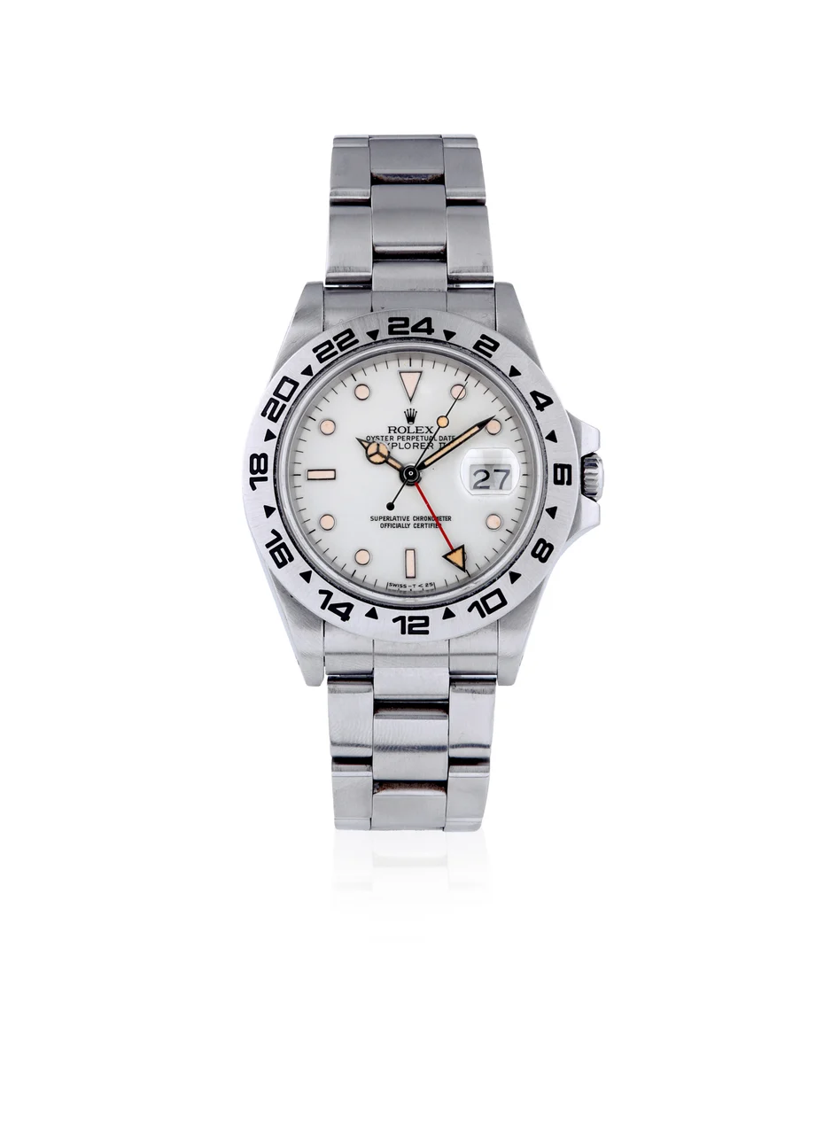 Rolex Explorer Ii, Ivory Coloured Rail Dial 16550 40 mm kol saati