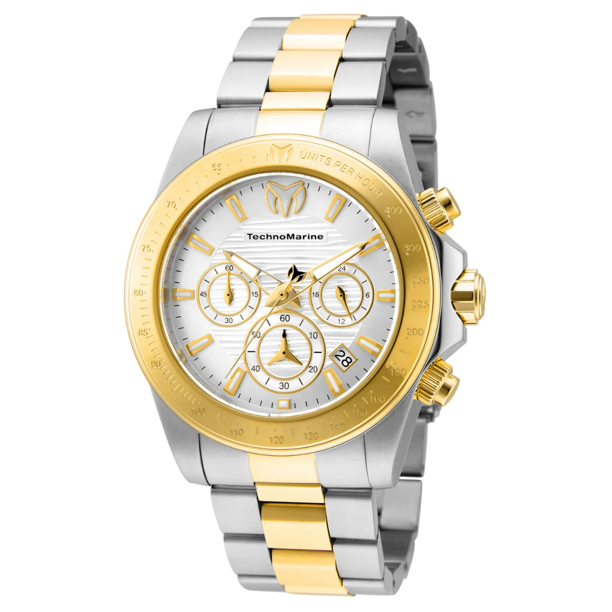 Invicta TechnoMarine Manta Ray Watch - 42mm, Steel, Gold (TM-219002) 42 mm kol saati