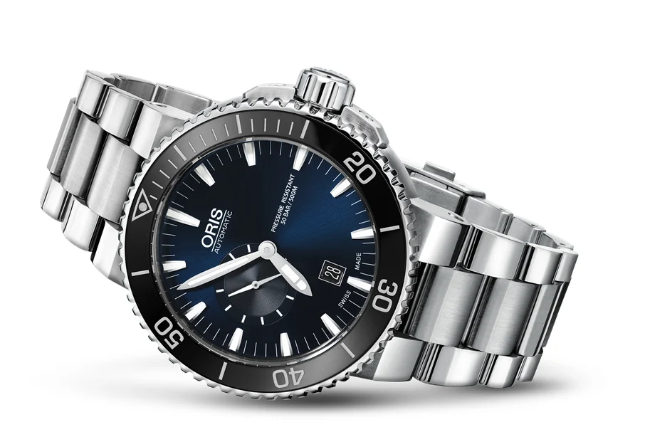Oris Aquis Small Second, Date 01 743 7673 4135-07 8 26 01PEB 46 mm kol saati