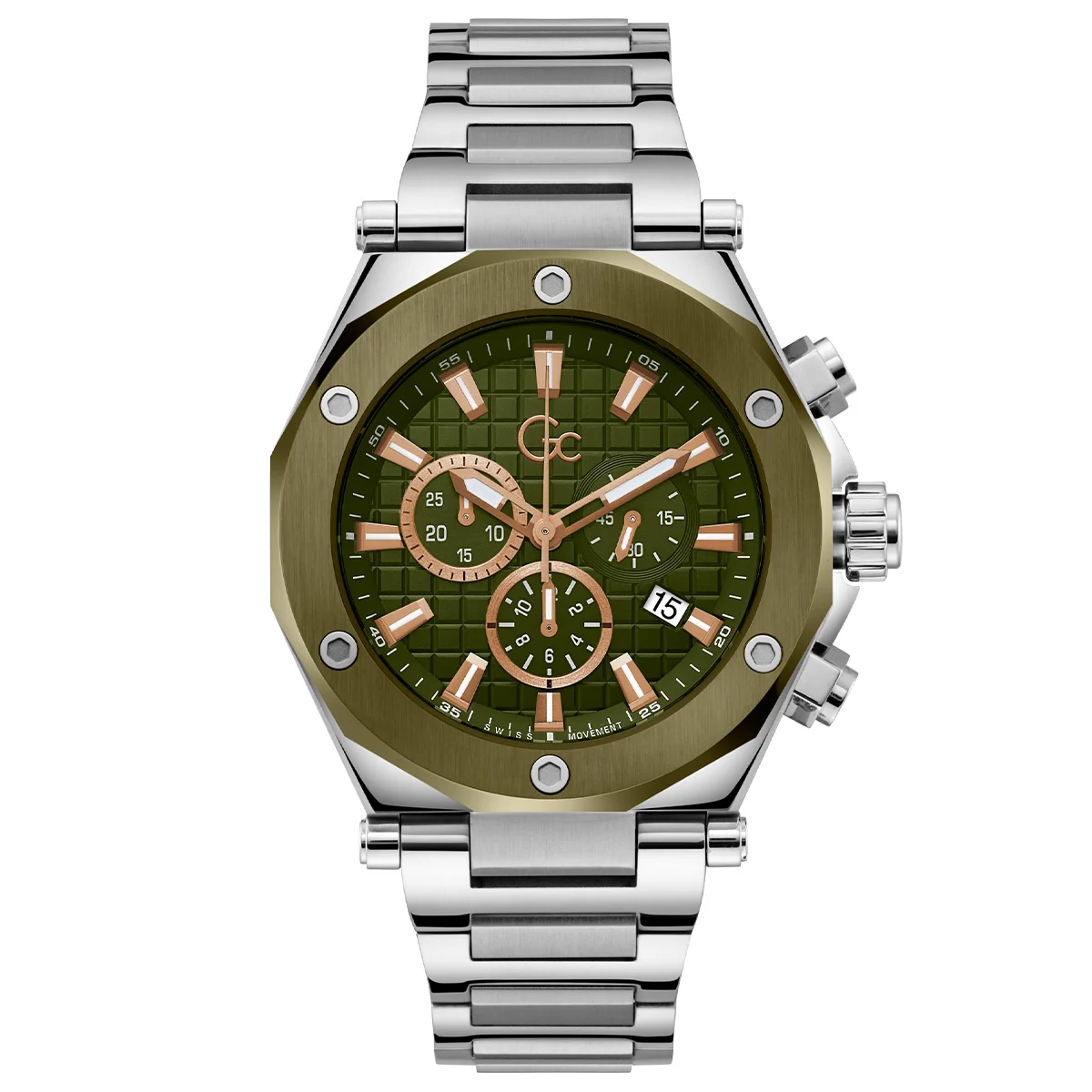Gc GCZ18004G9MF 44 mm kol saati