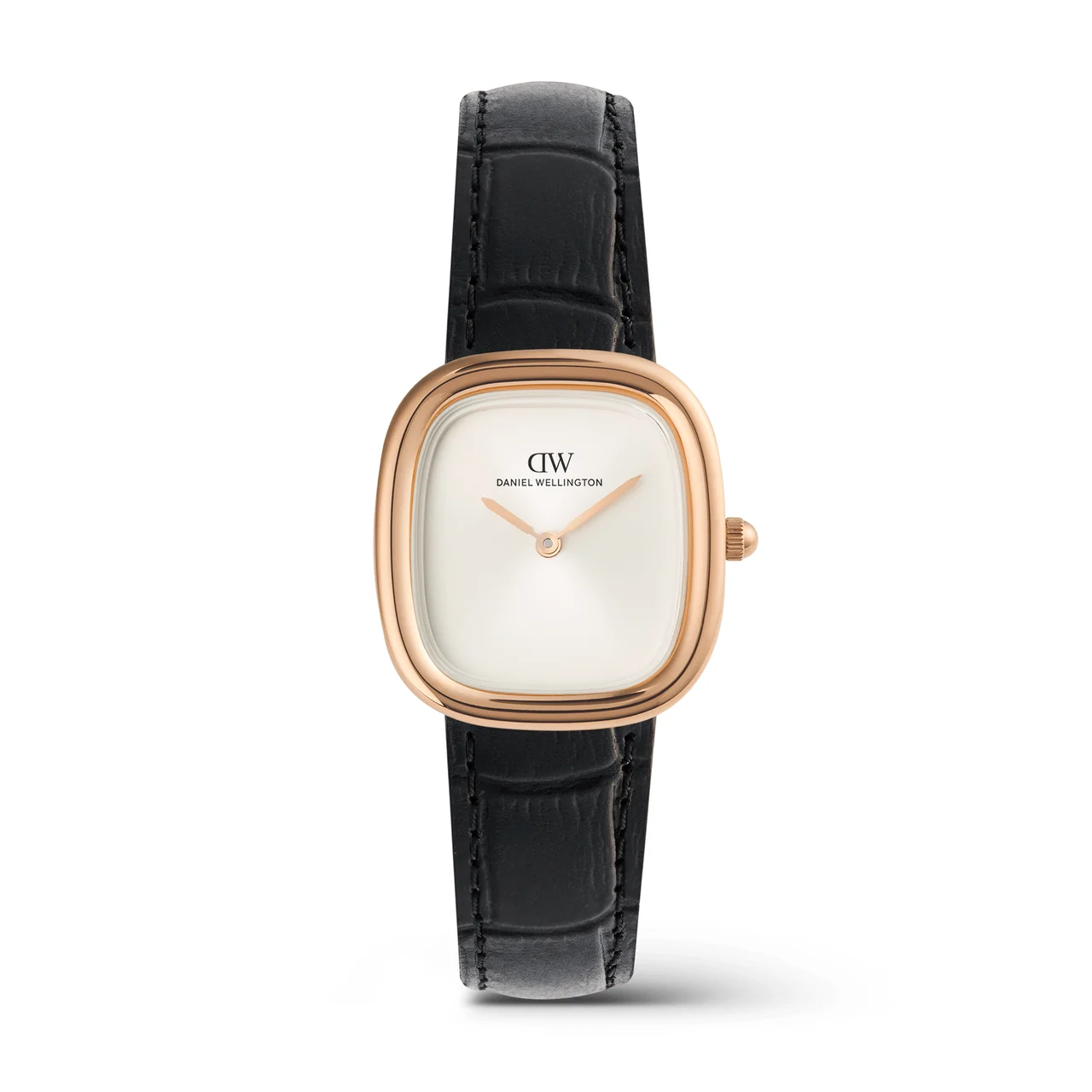 DANIEL WELLINGTON Margot Black Croc Rose Gold DW00100970 26 mm kol saati