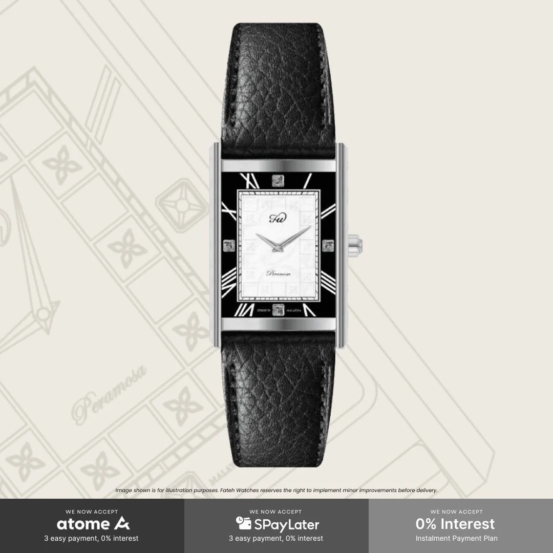 Fatehwatches Peramosa Noir Black 22 mm kol saati