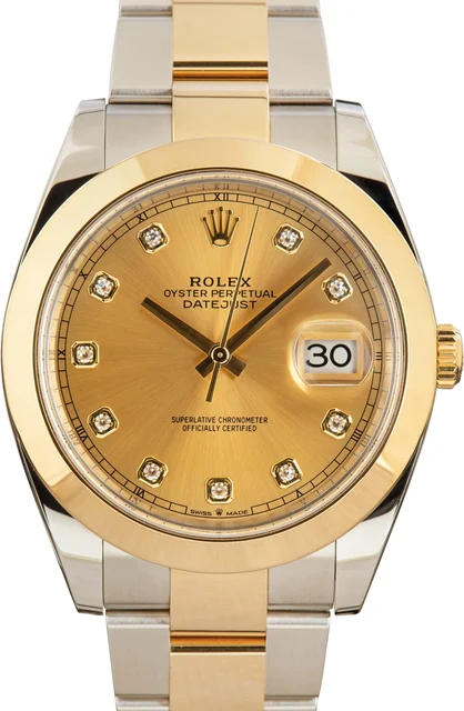 Rolex Datejust 41 Ref 126303 Two Tone Oyster 126303BKSO kol saati