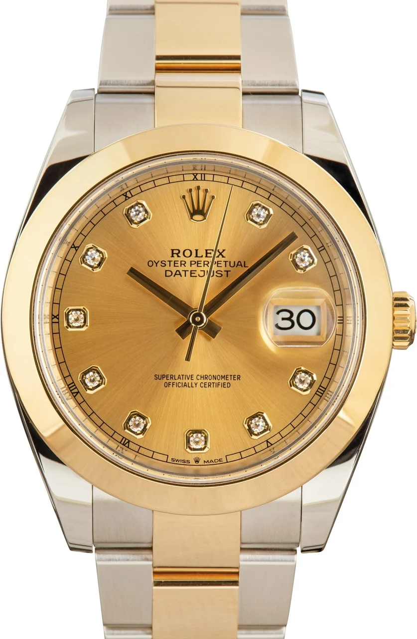 Rolex Datejust 41 Ref 126303 Two Tone Oyster 126303BKSO 41 mm kol saati