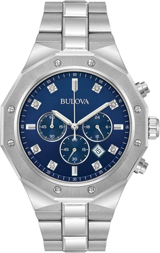 Bulova Diamonds Chronograph 96D138 44 mm kol saati