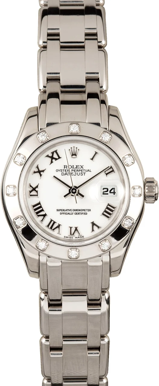 Rolex Pearlmaster 80319 White Dial 80319-CPO kol saati