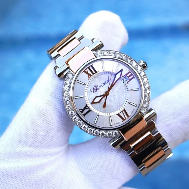 Chopard Imperiale 40mm Watch Steel & Rose G Pre-Owned Chopard Imperiale 40mm Ladies Watch