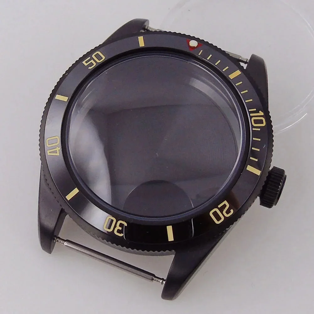 Tandorio PVd Black Rose Gold Dive Watch Case BB58 Mod 20BAR Waterproof Dome Sapphire Glass 39mm Black Bay Watch Case for NH34 NH35 NH36 NH70 ETA2824 PT5000 1005006344075199-black J1-for 2824 pt 39 mm kol saati