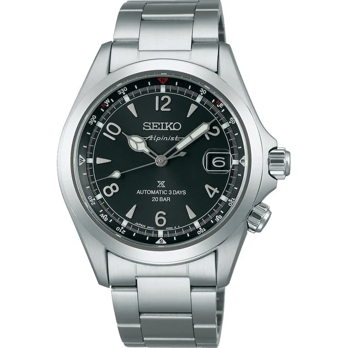Seiko Prospex Alpinist Mechanical Black Dial SPB505 46.4 mm kol saati