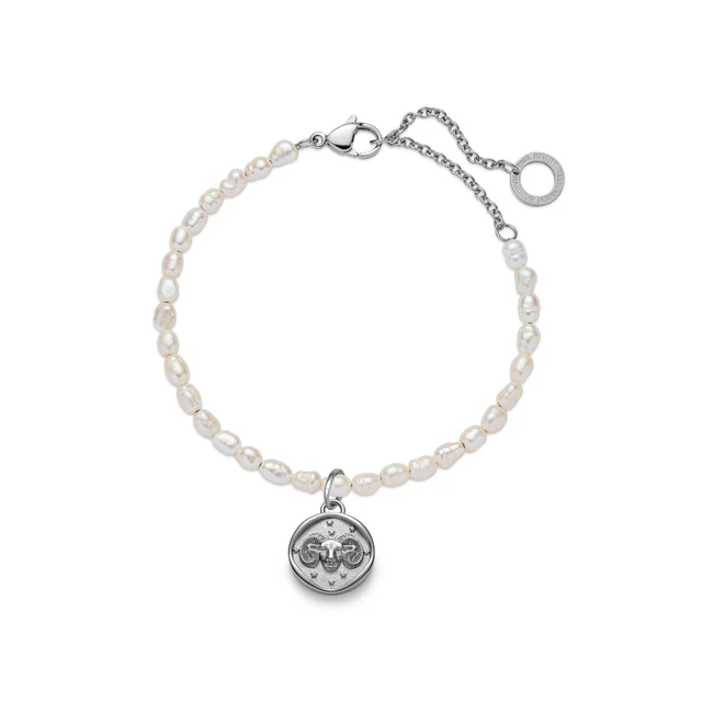 Default Set Aries Charm und Armkette Silber PH-JE-1478 kol saati