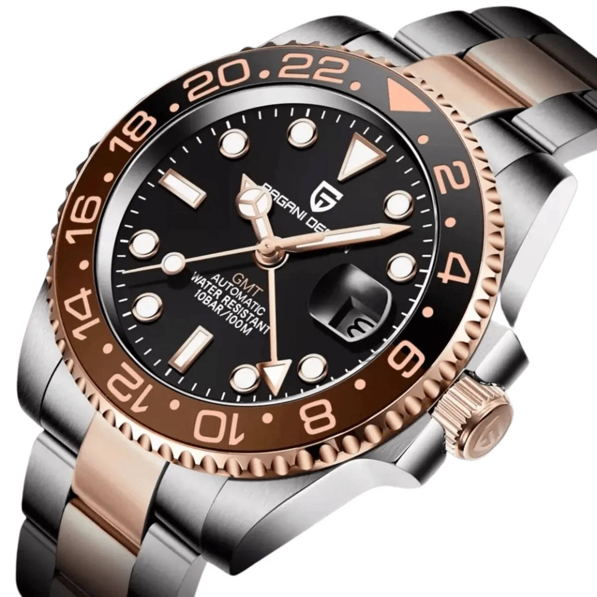 Pagani Design GMT Gold 37068473-rose-gold 40 mm kol saati