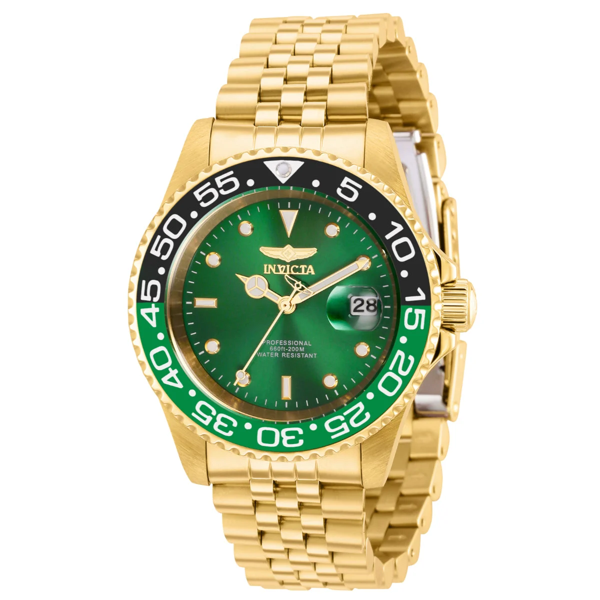 Invicta Pro Diver Dorsalcraft Watch - 40mm, Gold (ZG-36044) 40 mm kol saati