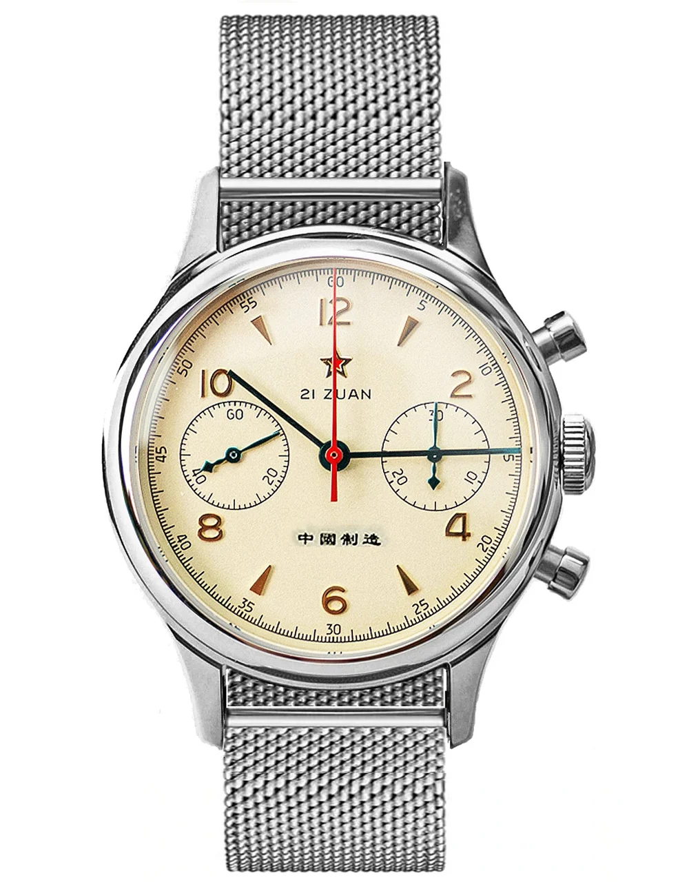 Sugess Chrono Heritage C1963M-K 38 mm kol saati
