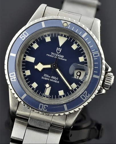 Tudor Prince Oysterdate Submariner With Blue Snowflake Dial 40 mm kol saati