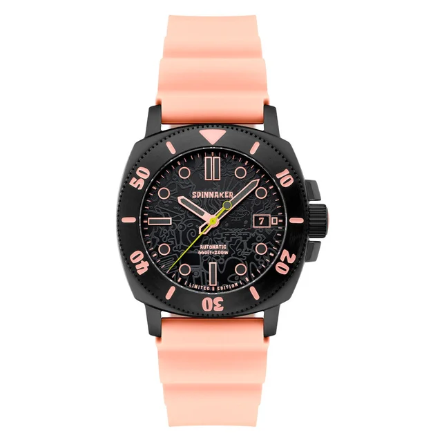 Spinnaker Hull Diver Automatic SpongeBob SquarePants Limited Edition Pink Patrick #SP-5147