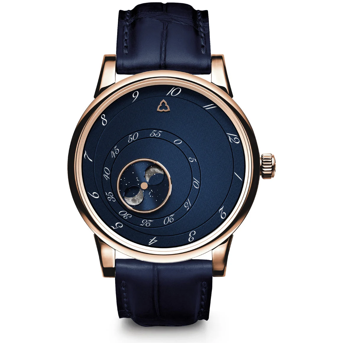 Trilobe Les Matinaux L'Heure Exquise Blue Gold 40.5mm LM13LB 40.5 mm kol saati