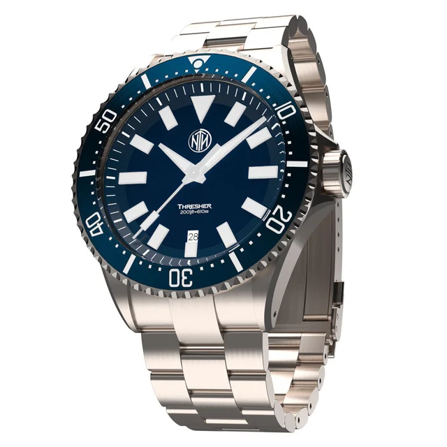 NTH Thresher 610-Meter Hi-Beat Automatic Dive Watch with Date Window #WW-2K1-TESD kol saat