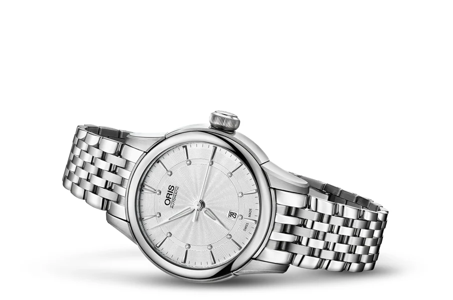 Oris Artelier Date Diamonds 01 561 7687 4051-07 8 14 77 31 mm kol saati