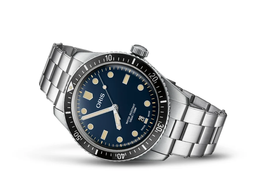 Oris Divers Sixty-Five Date 01 733 7707 4055-07 8 20 18 40 mm kol saati