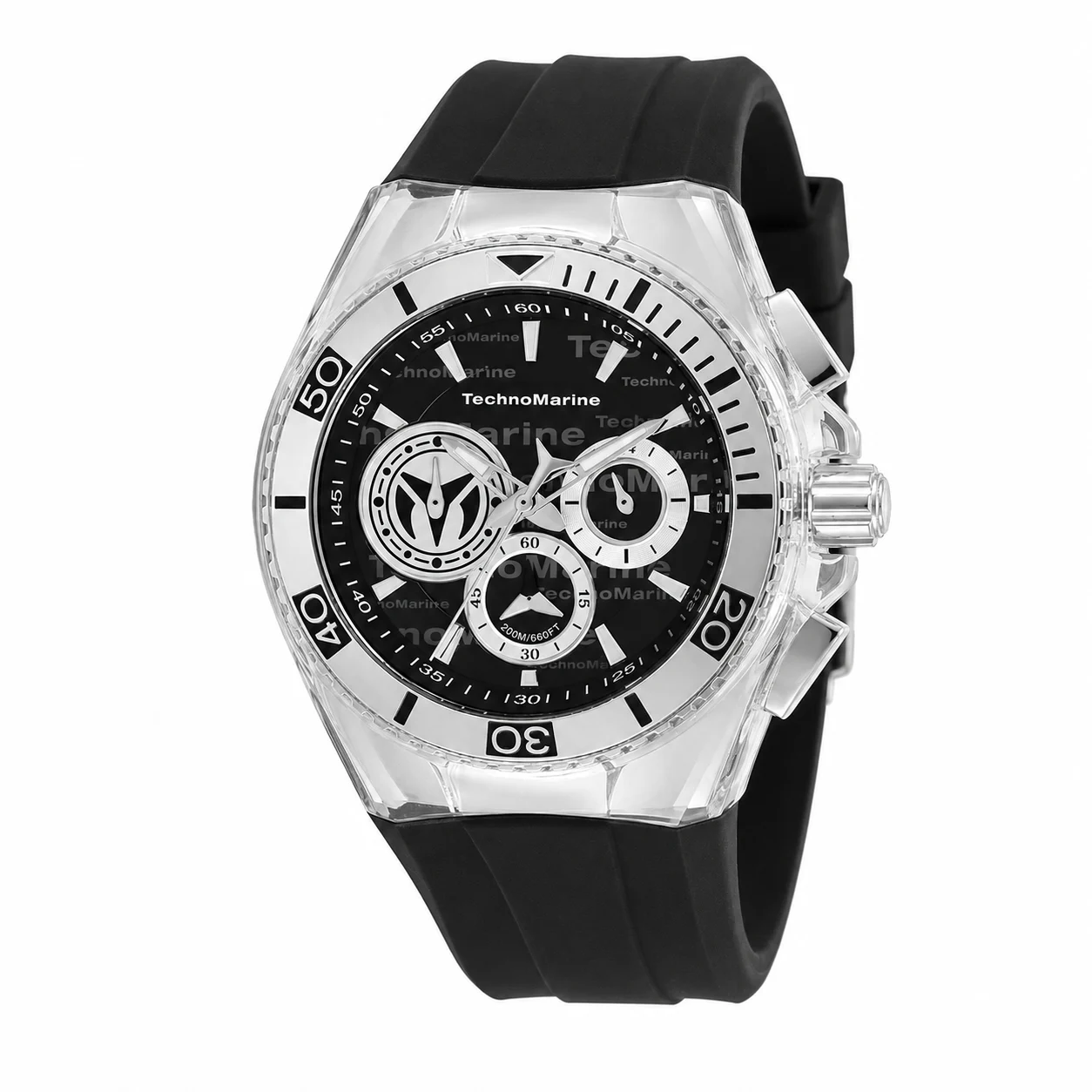 Technomarine Cruise California Watch - 46.65mm, Black (TM-118119) kol saati