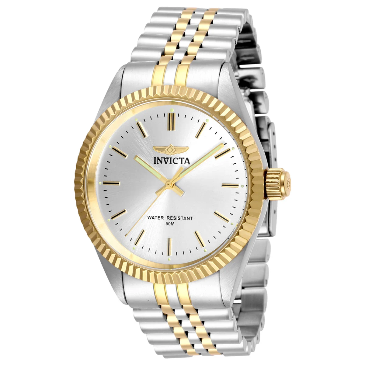 Invicta Specialty Lumeris Watch - 43mm, Steel, Gold (29378) 43 mm kol saati