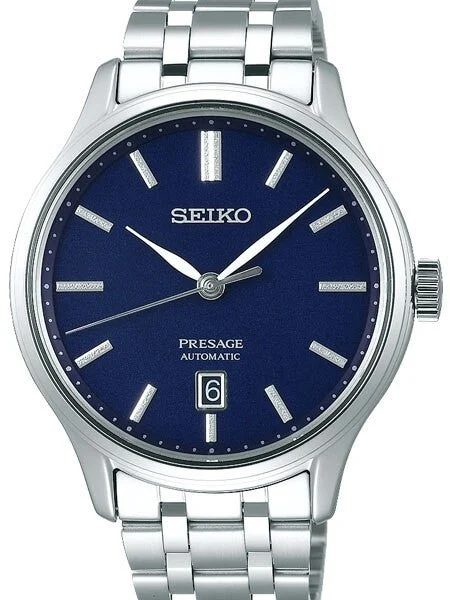 Seiko Presage Automatic Dress Watch with 41mm Case, and Sapphire Crystal #SRPD41 41 mm kol saati