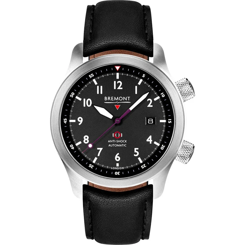 Bremont MBII-KCLE-BK-R-S MBII King Charles III Limited Edition Black 43 mm kol saati