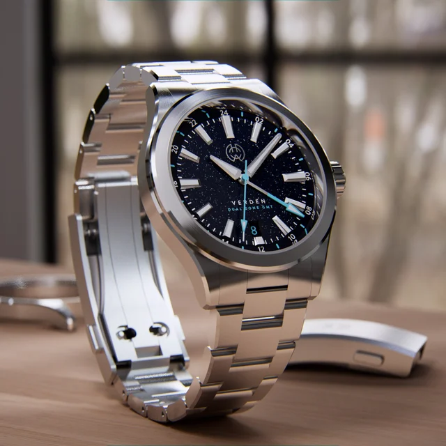Henry Archer Verden GMT HAC-VER-AST-3LI kol saati