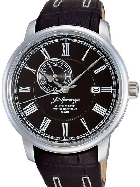 J. Springs Automatic 24-Jewel Classic Watch with 24-Hour Sub-Dial #BEG001 kol saati