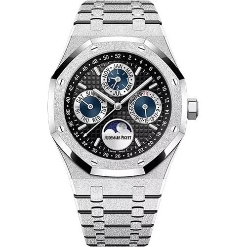 Audemars Piguet Frosted Gold Perpetual Calendar 26574BC.GG.1224BC.01 kol saati